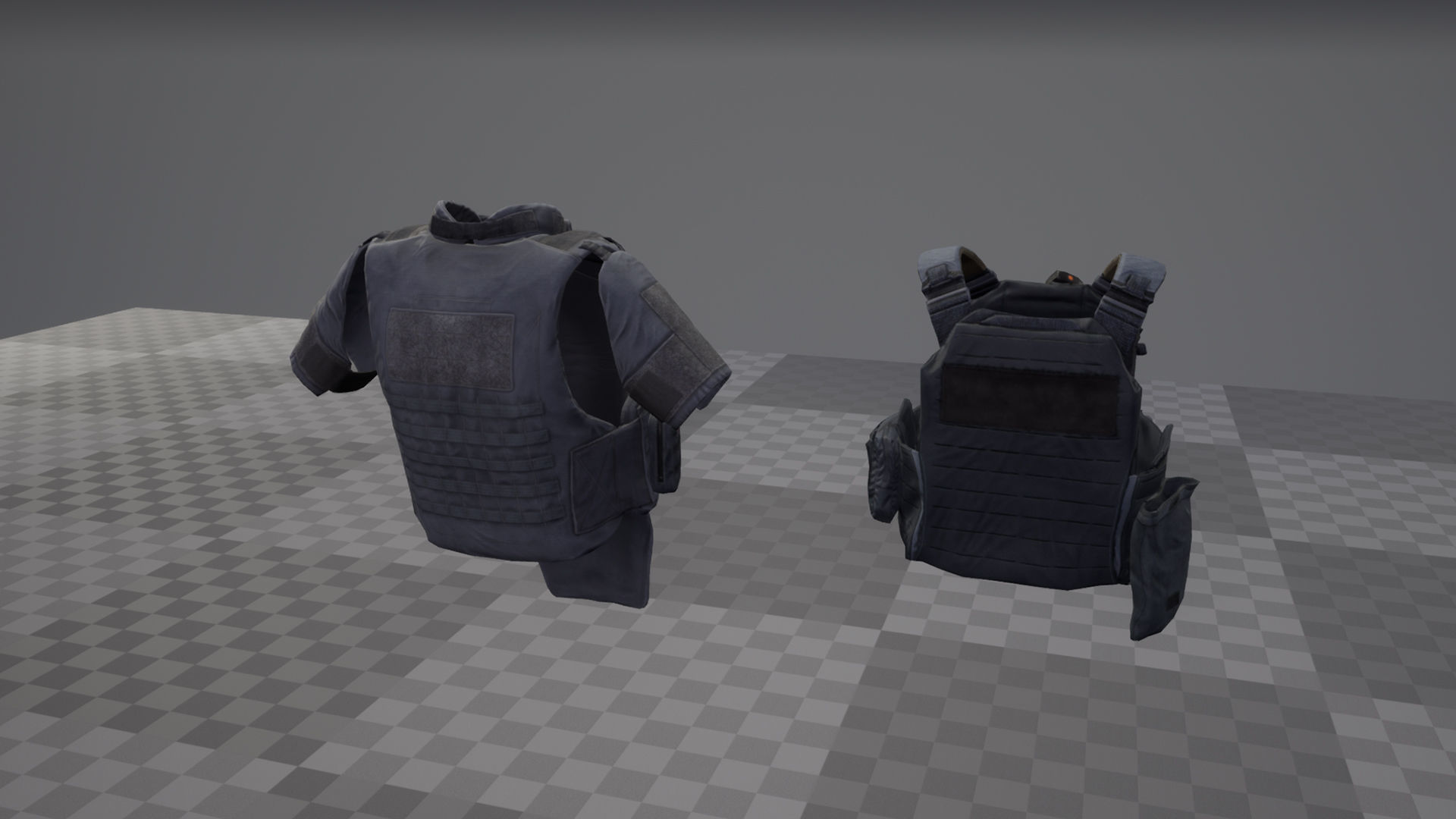 Modular Urban Soldier Low-poly 3D model_29