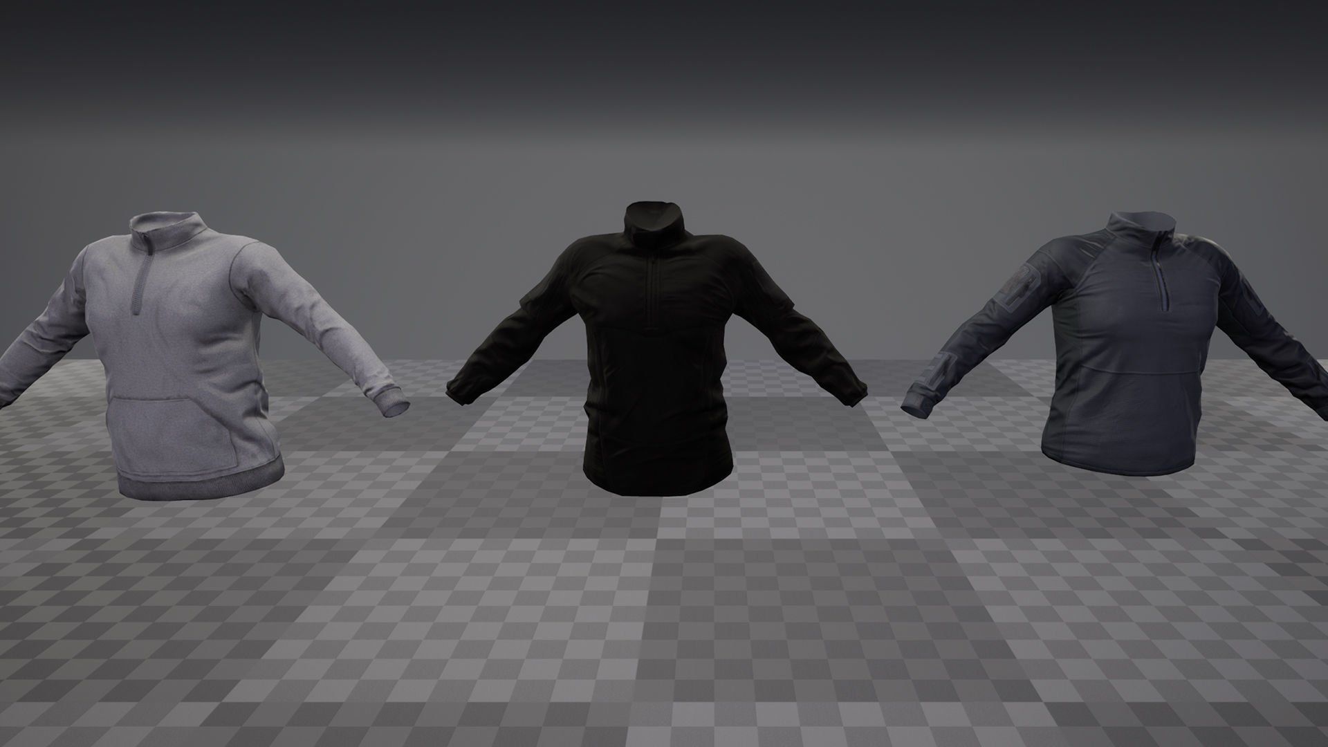 Modular Urban Soldier Low-poly 3D model_26