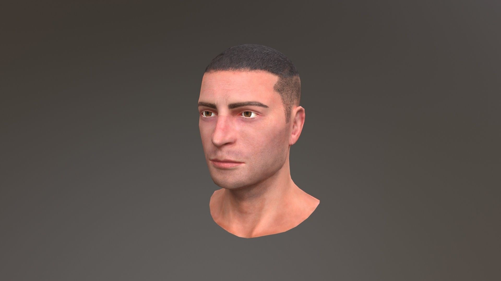 Modular Urban Soldier Low-poly 3D model_21