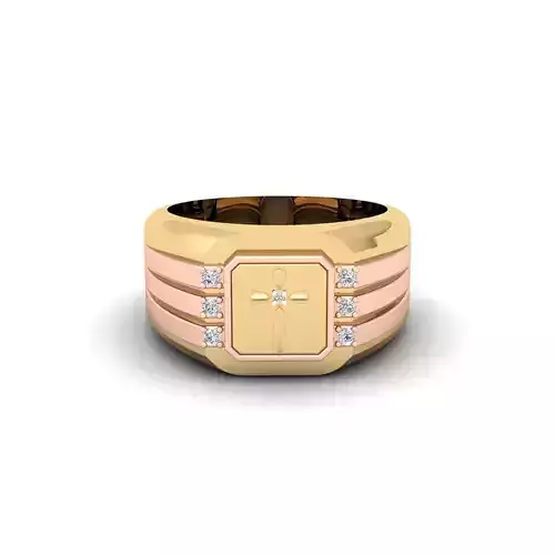 Cross Mens Ring 