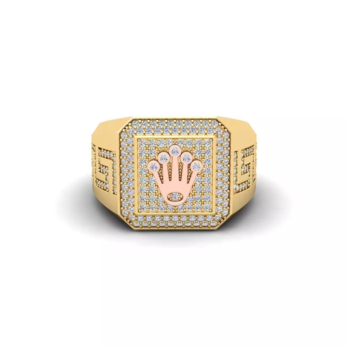 Mens Ring 01 3D print model_0