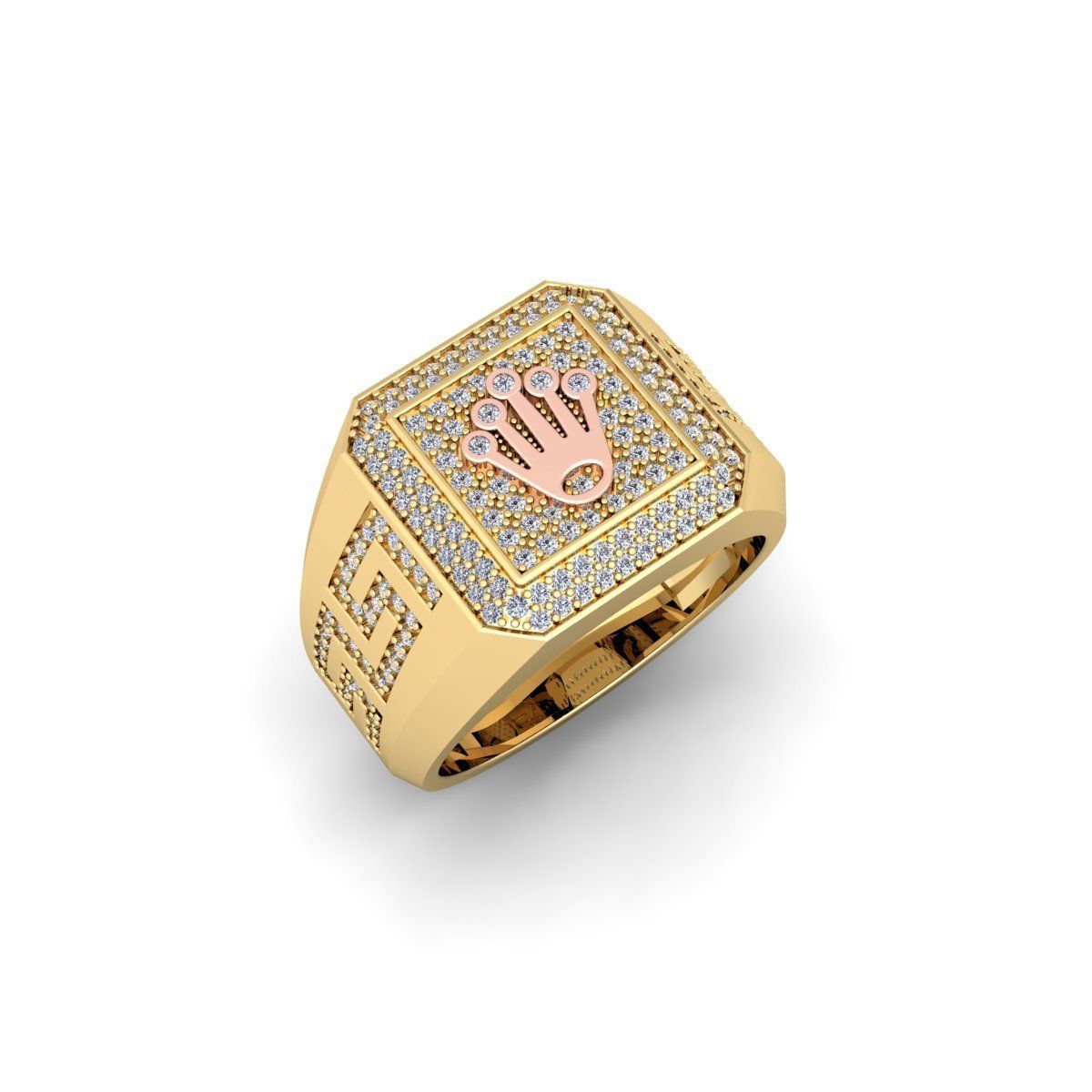 Mens Ring 01 3D print model_5