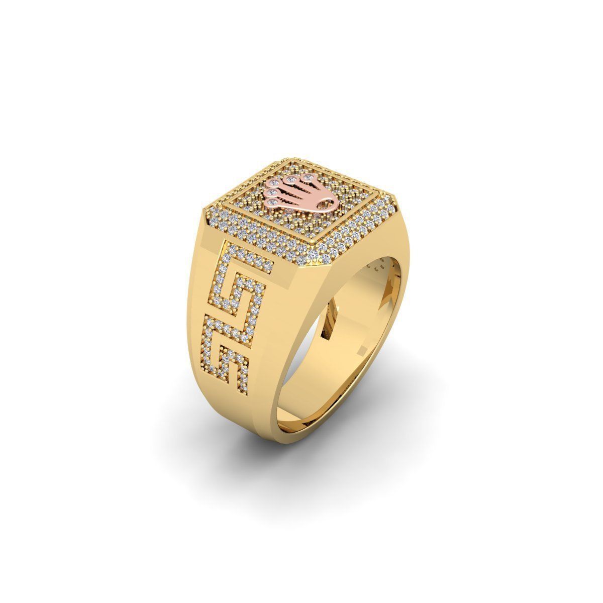 Mens Ring 01 3D print model_2