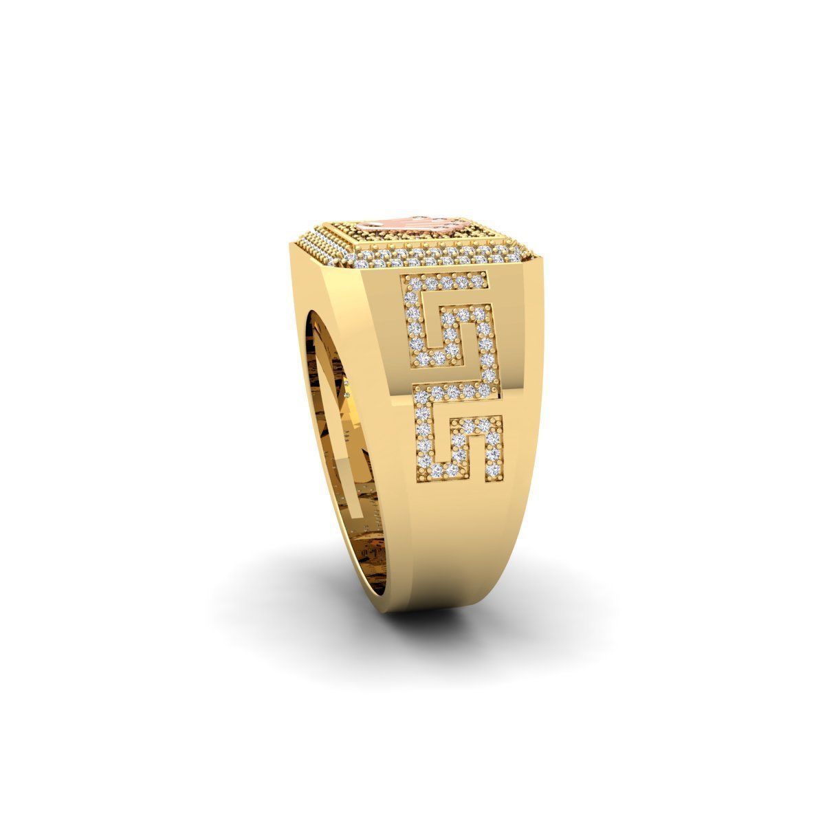 Mens Ring 01 3D print model_6