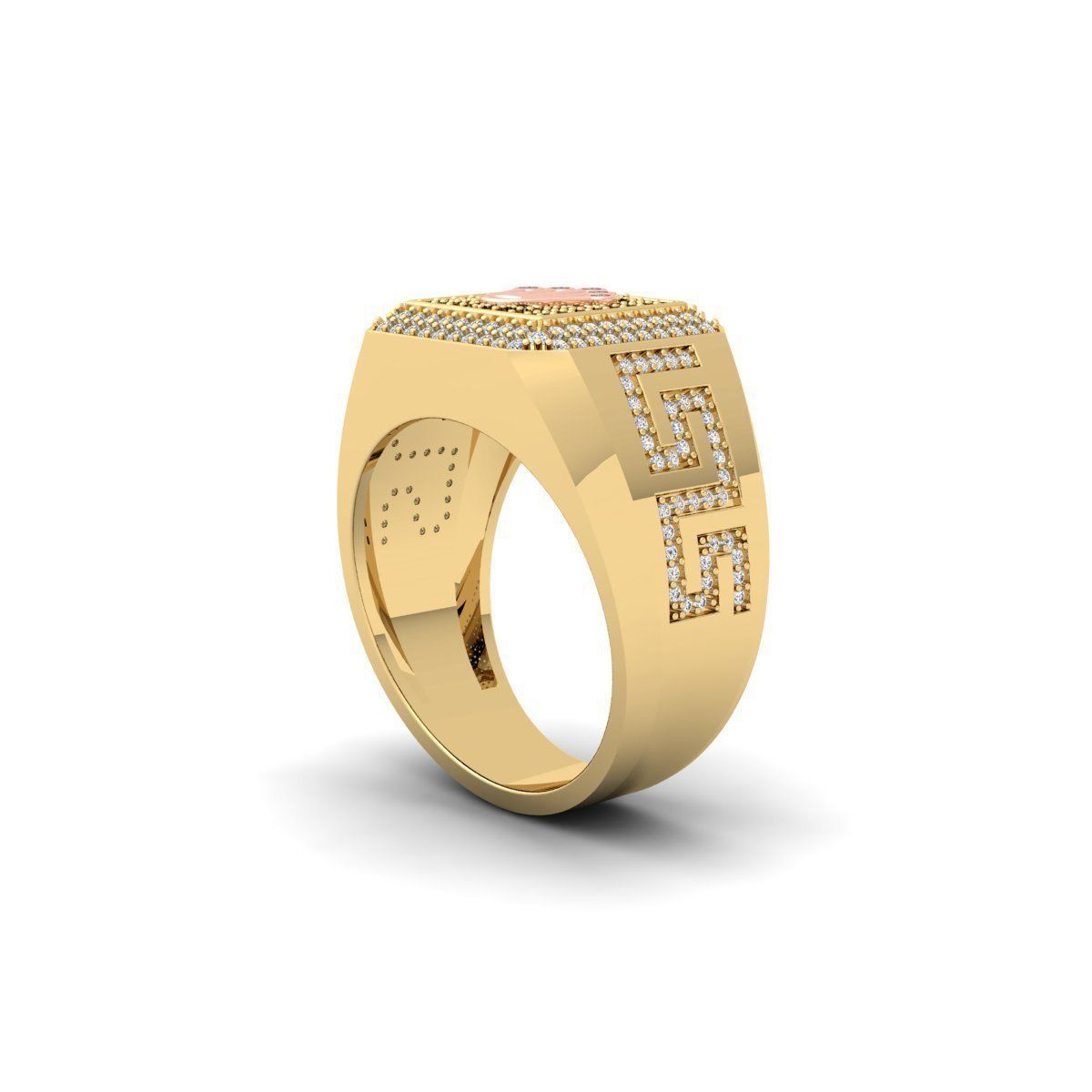 Mens Ring 01 3D print model_1