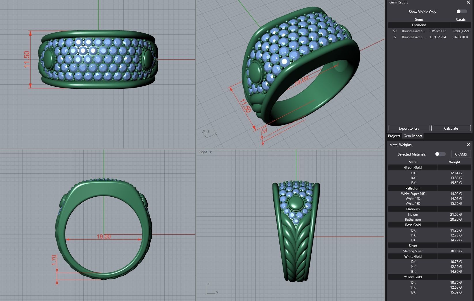 Ring MR 06 3D print model_1