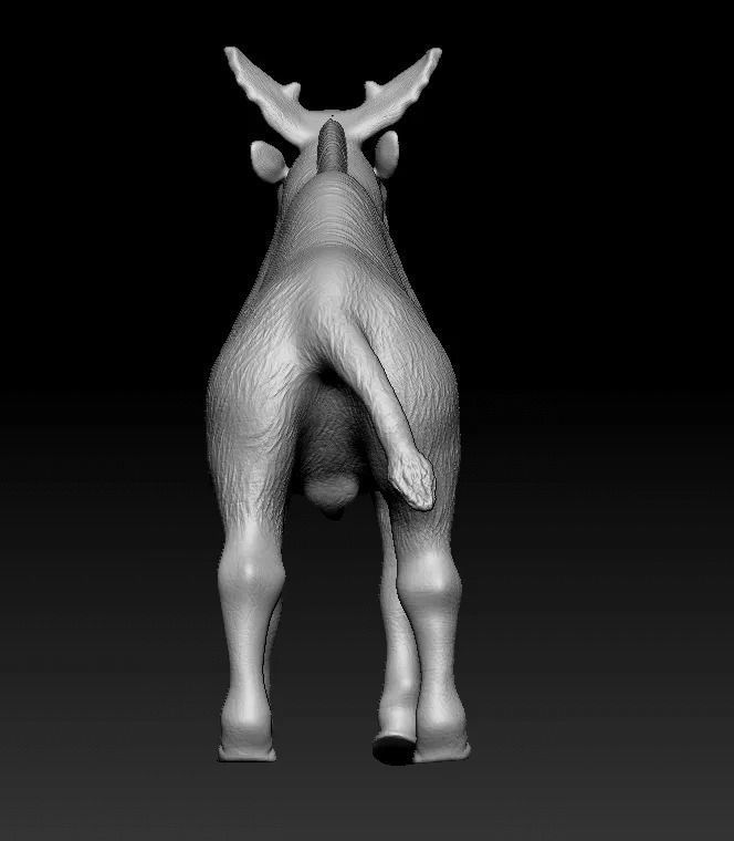 Shiva and Therium Sivatherium Giganteum Print STL 3D Figurine 3D print model_3