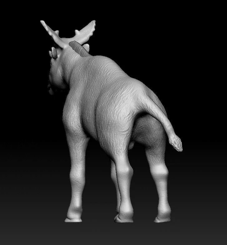 Shiva and Therium Sivatherium Giganteum Print STL 3D Figurine 3D print model_2