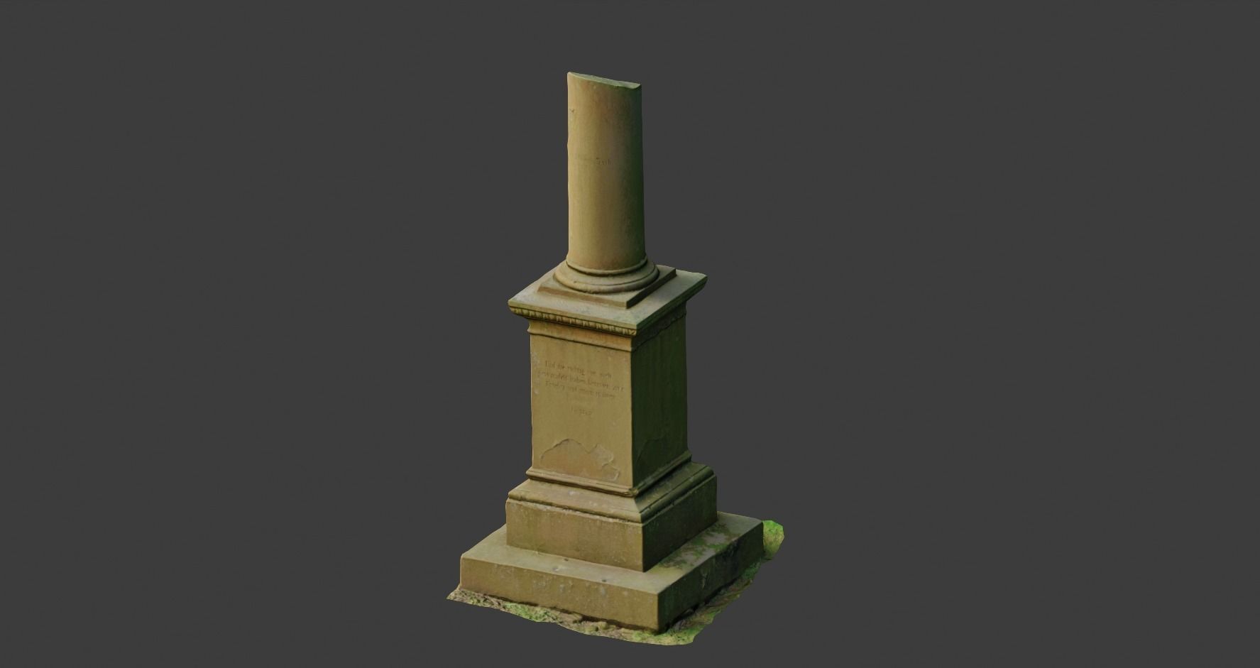 PBR 8x Gravestones Old Scanned Processed Set BIG Low-poly 3D model_11
