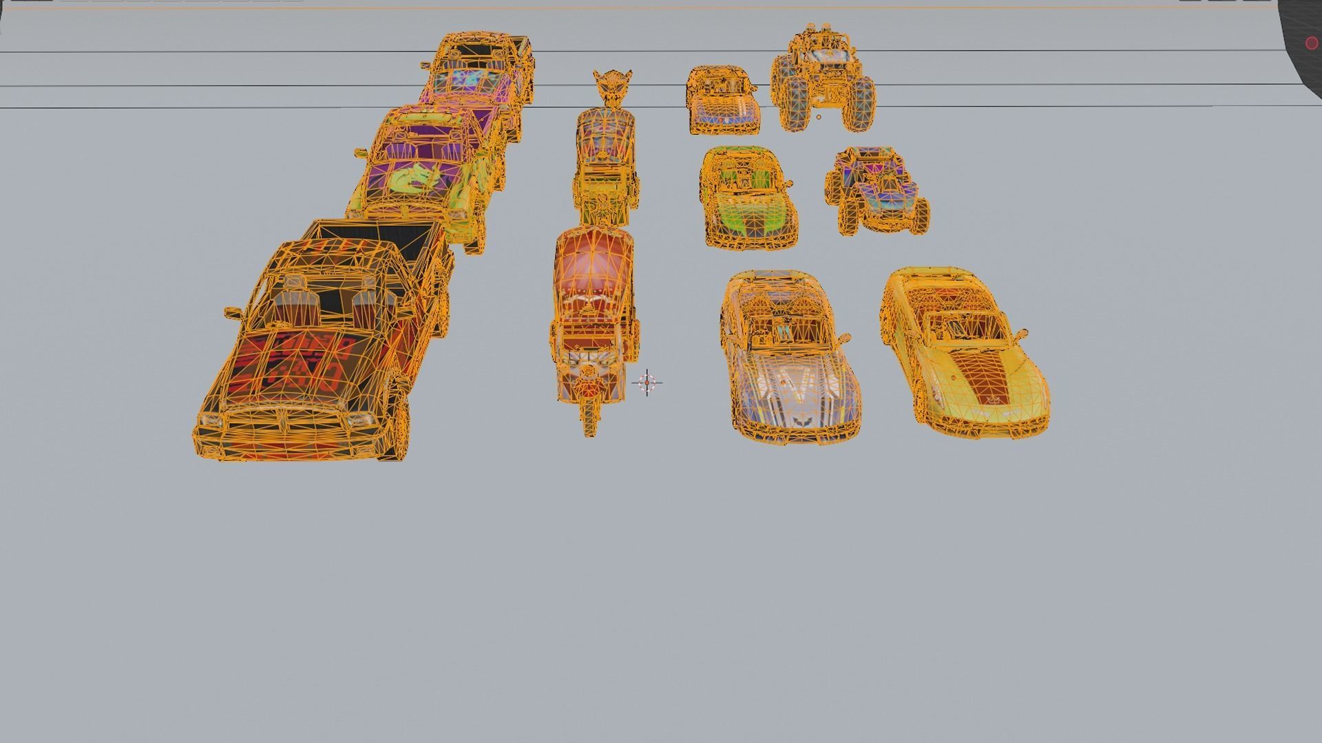 Car game Clown Car  Sports Car- Emerald Flash Sports Car- FFCS 3D model_2