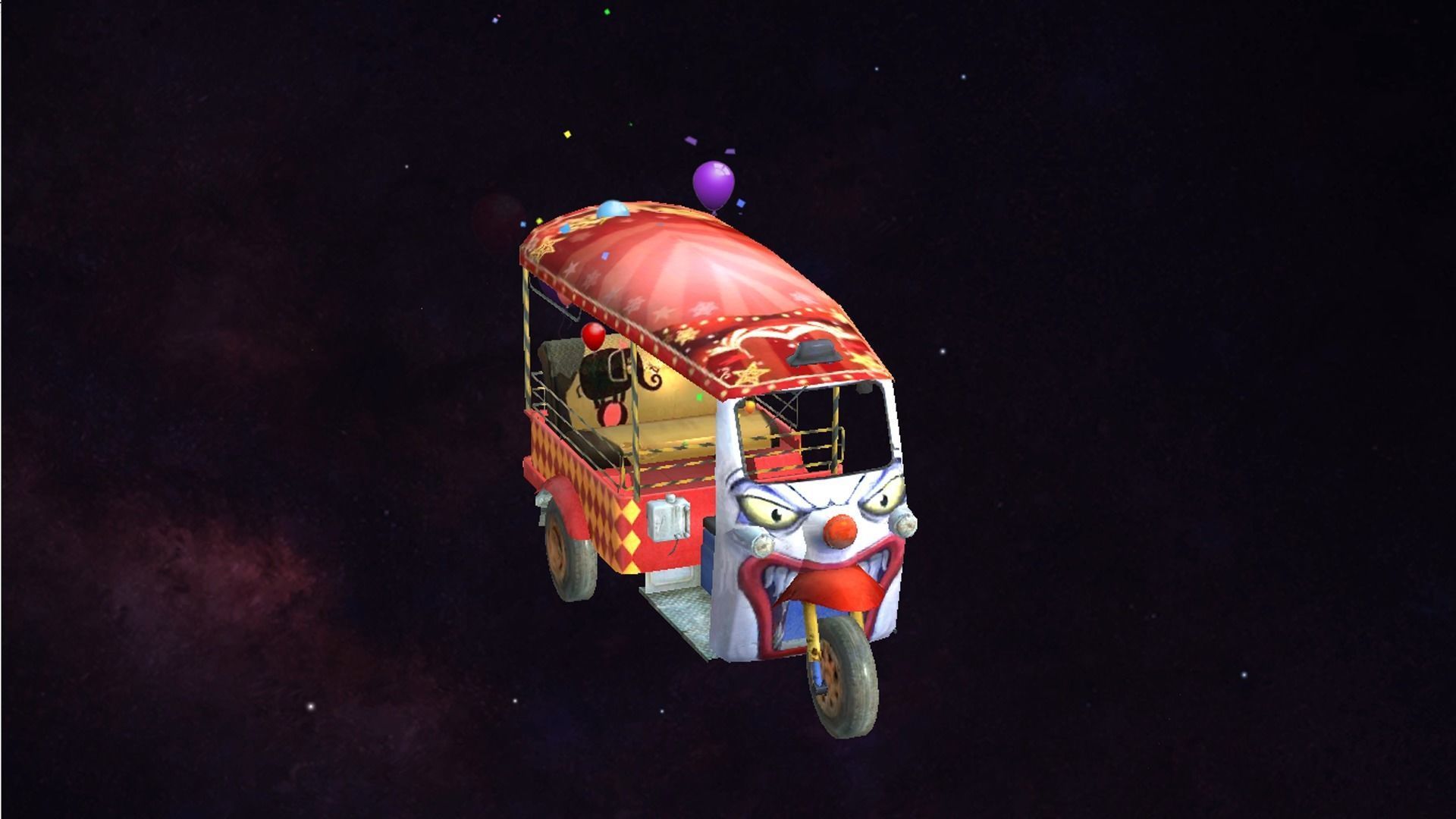 Car game Clown Car  Sports Car- Emerald Flash Sports Car- FFCS 3D model_4