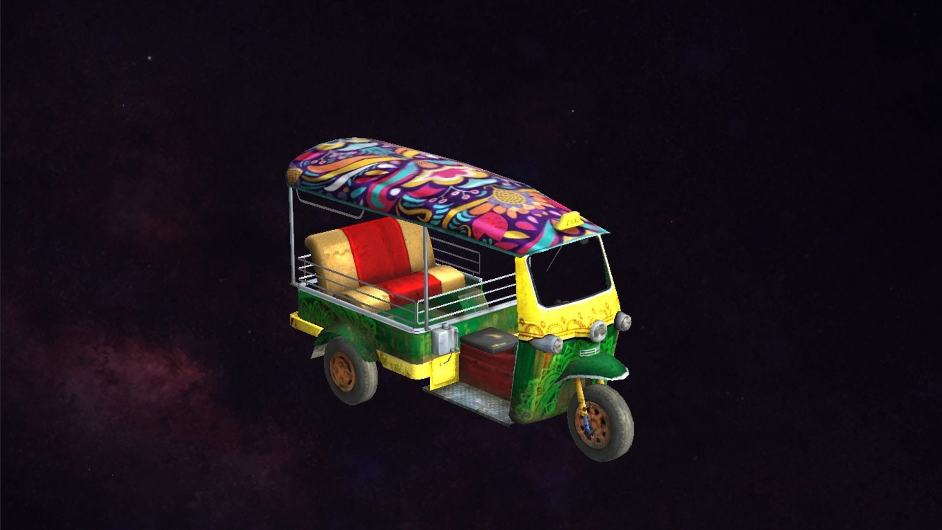 Car game Clown Car  Sports Car- Emerald Flash Sports Car- FFCS 3D model_3