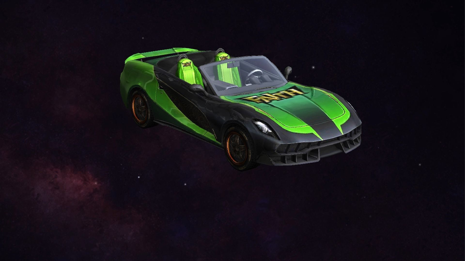Car game Clown Car  Sports Car- Emerald Flash Sports Car- FFCS 3D model_11