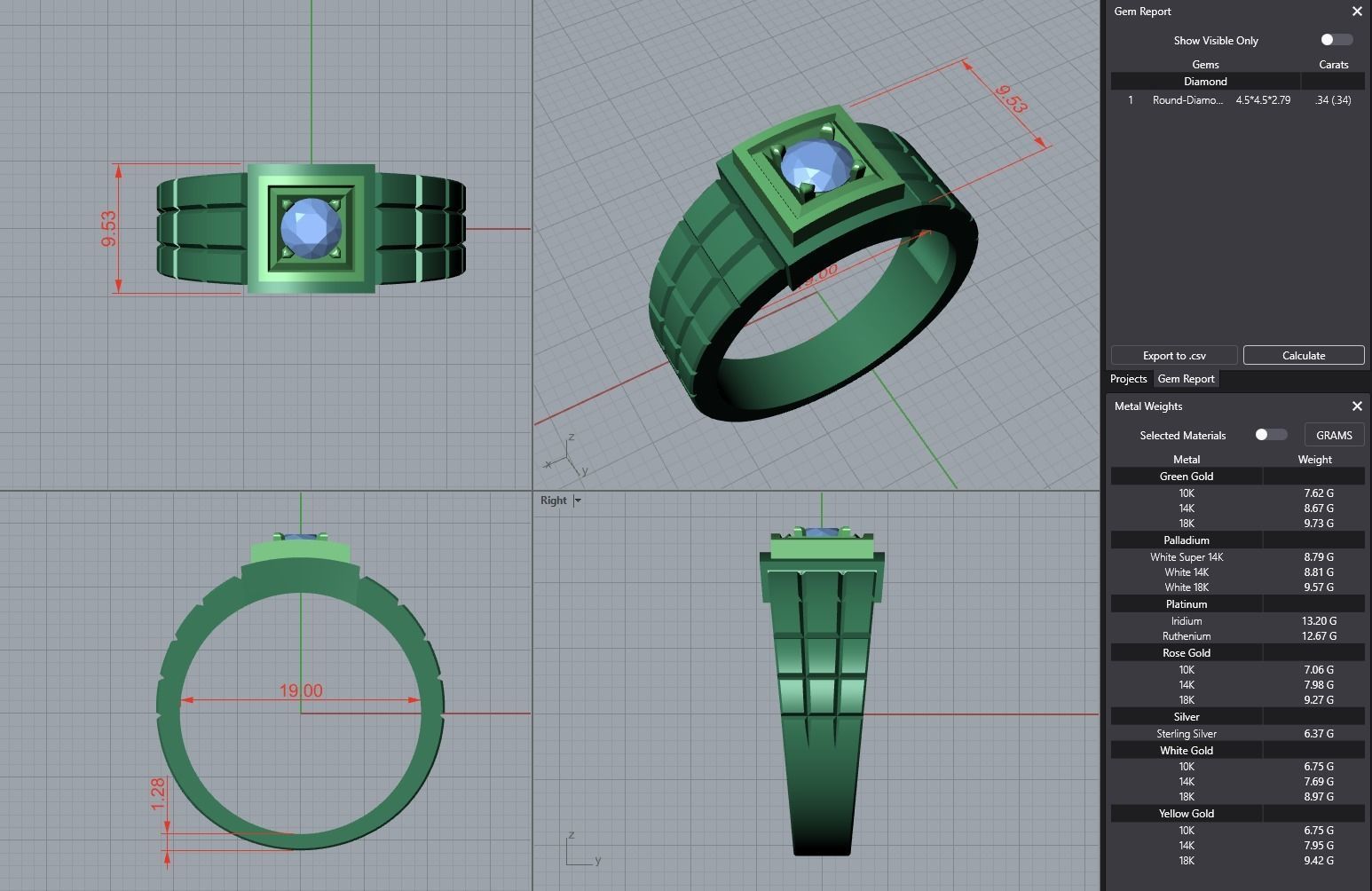 Ring MR 07 3D print model_1