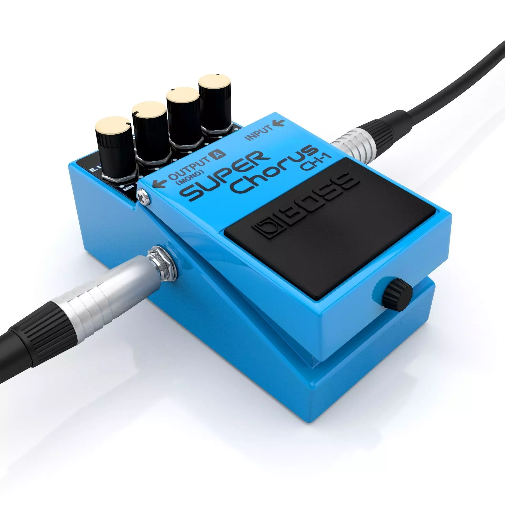 Boss Chorus CH-1 Guitar Effect Pedal 3D model