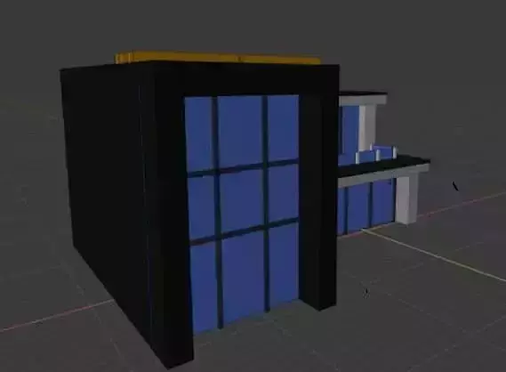 Low Poly Hi-Tech House