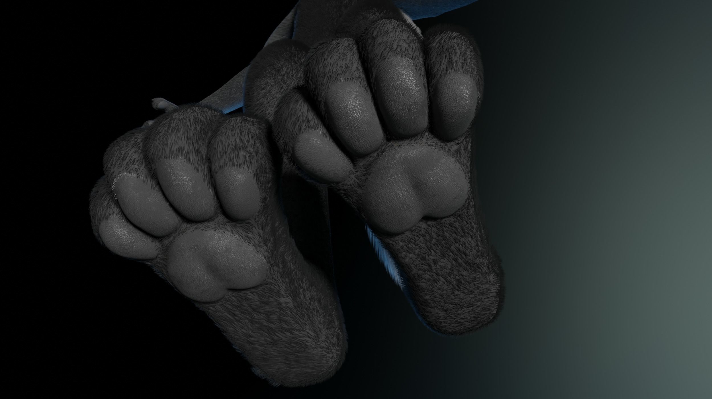 Chloe Anthro Fox 3D model_12