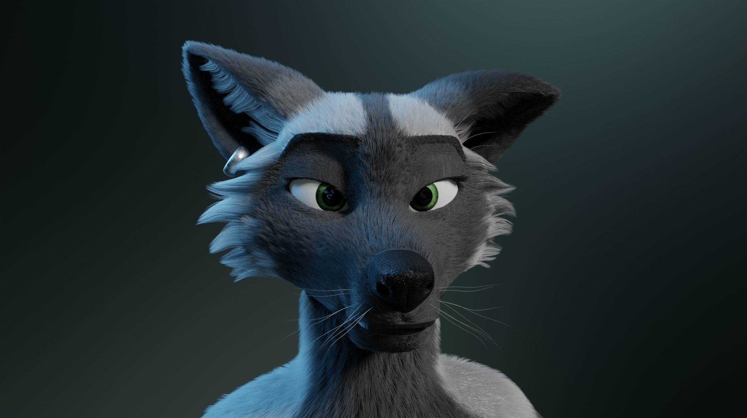 Chloe Anthro Fox 3D model_34