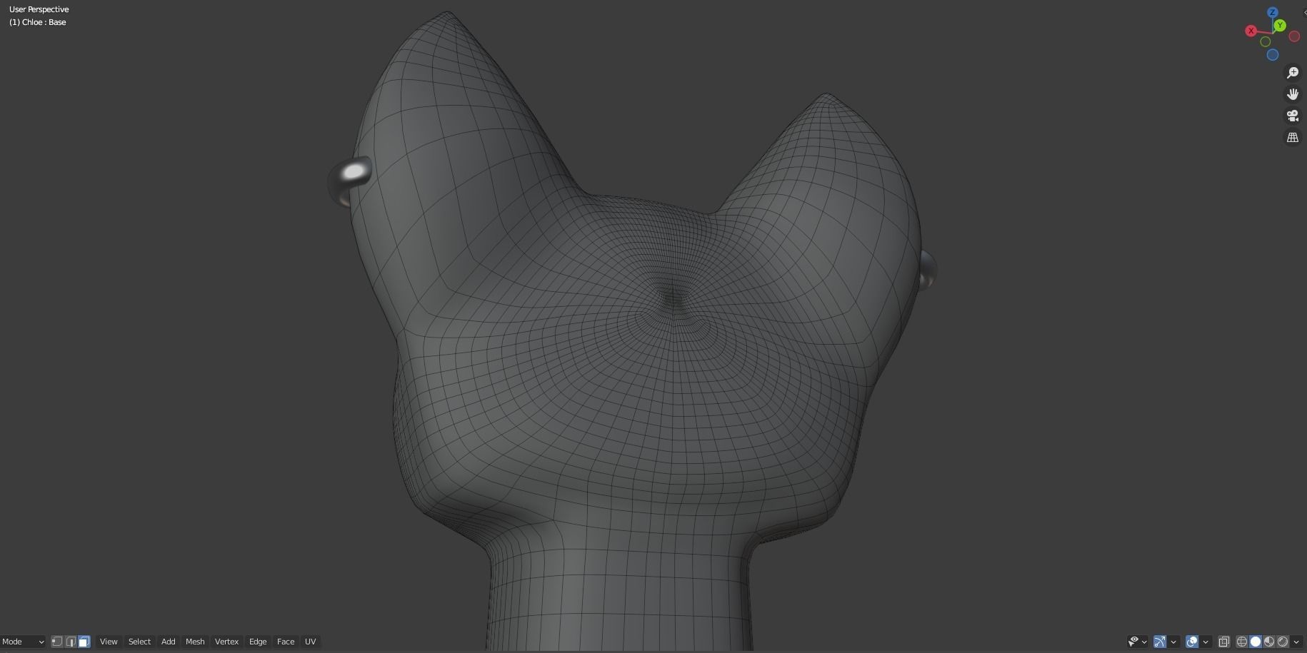 Chloe Anthro Fox 3D model_53