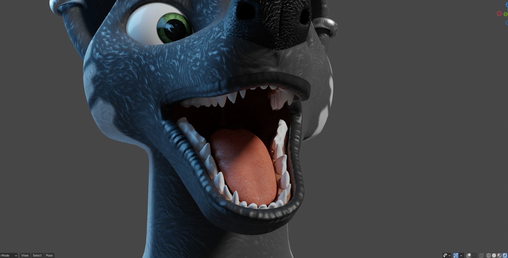 Chloe Anthro Fox 3D model_84