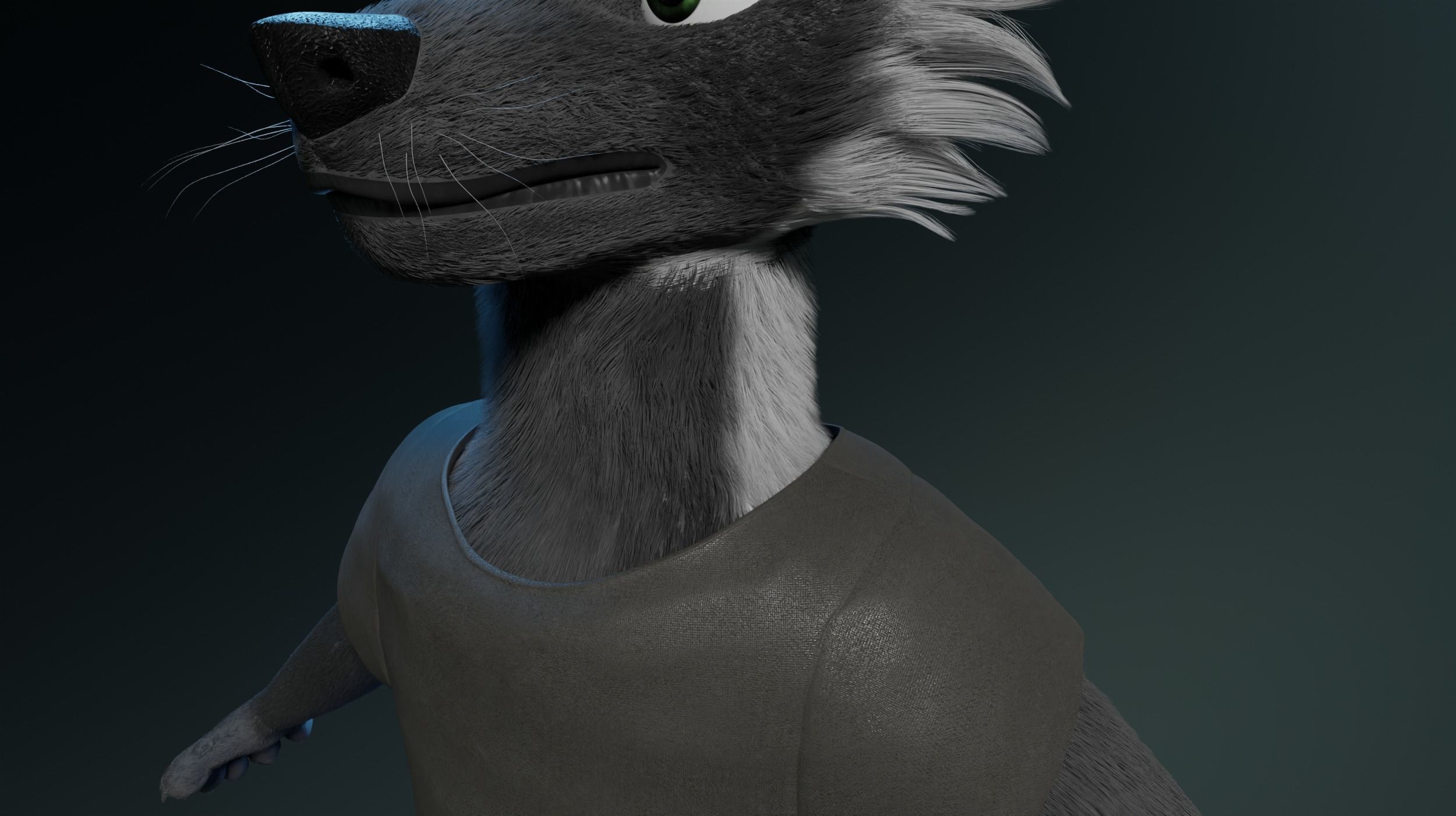 Chloe Anthro Fox 3D model_27