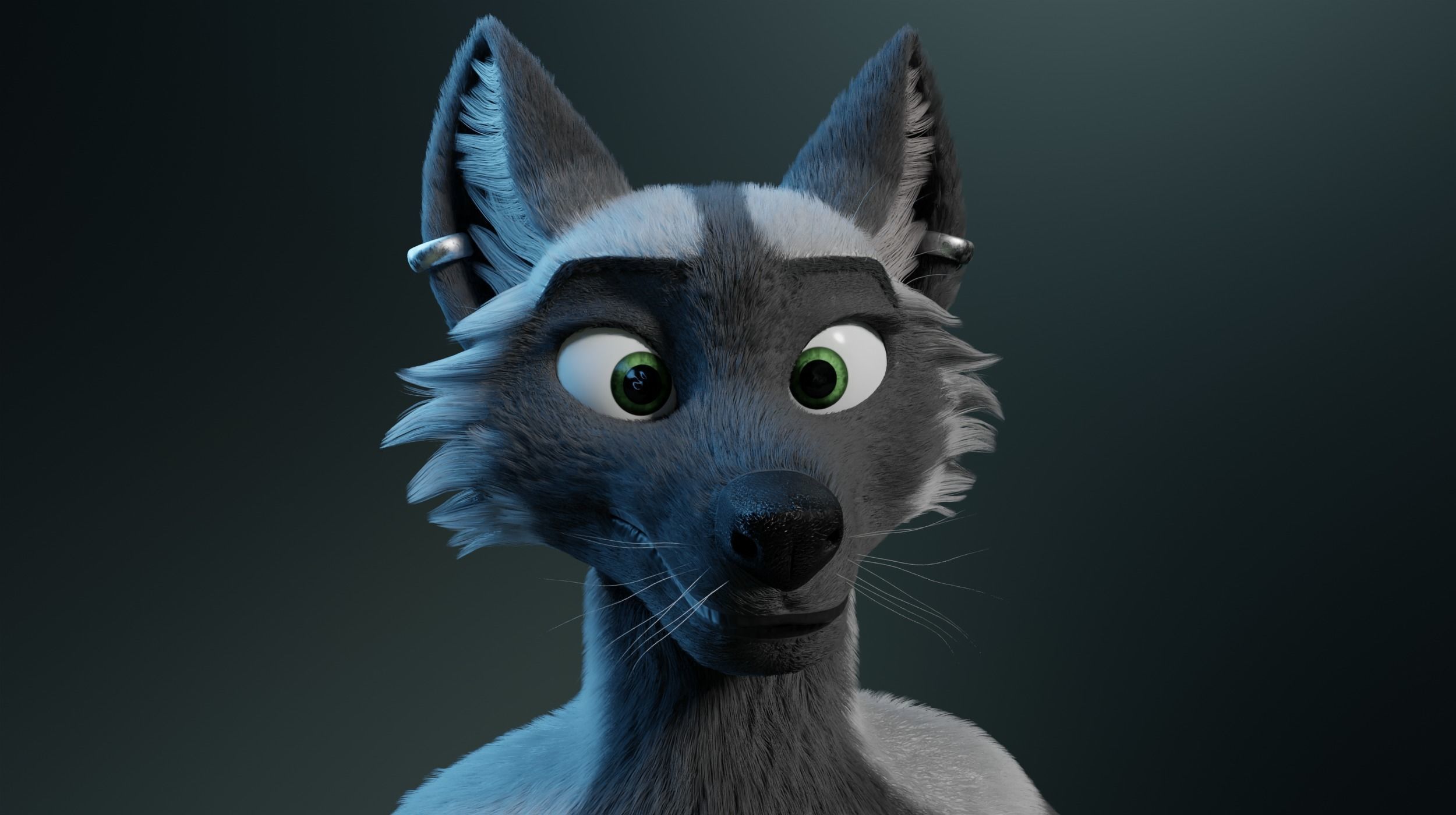 Chloe Anthro Fox 3D model_31