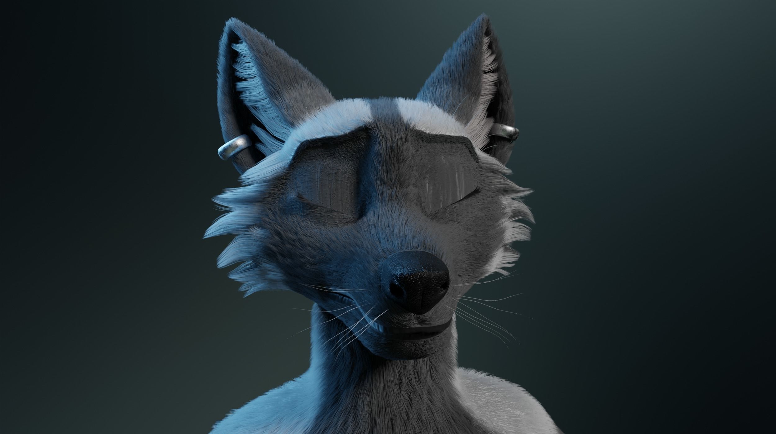 Chloe Anthro Fox 3D model_35