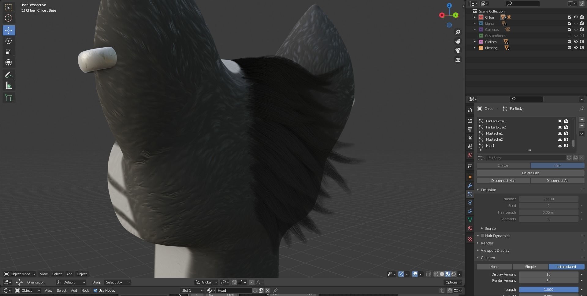 Chloe Anthro Fox 3D model_94