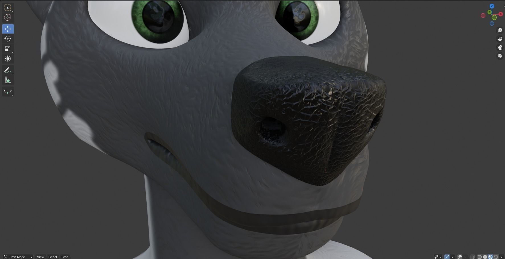 Chloe Anthro Fox 3D model_44