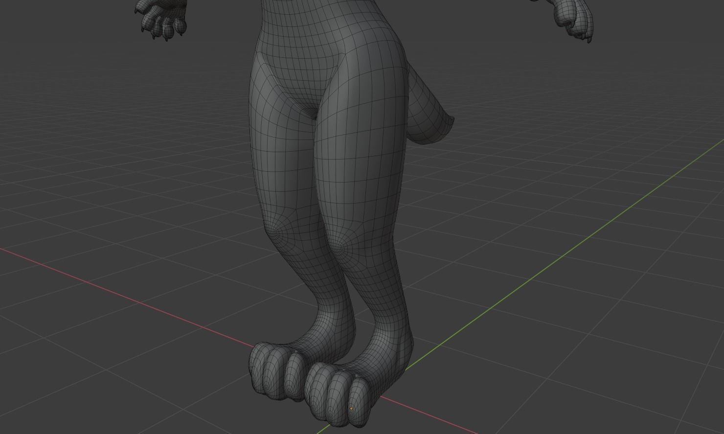 Chloe Anthro Fox 3D model_59