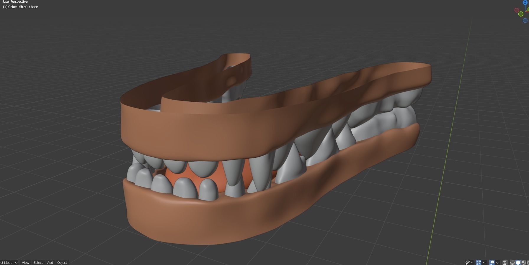 Chloe Anthro Fox 3D model_76