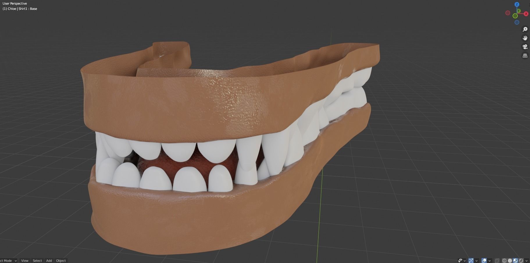 Chloe Anthro Fox 3D model_79