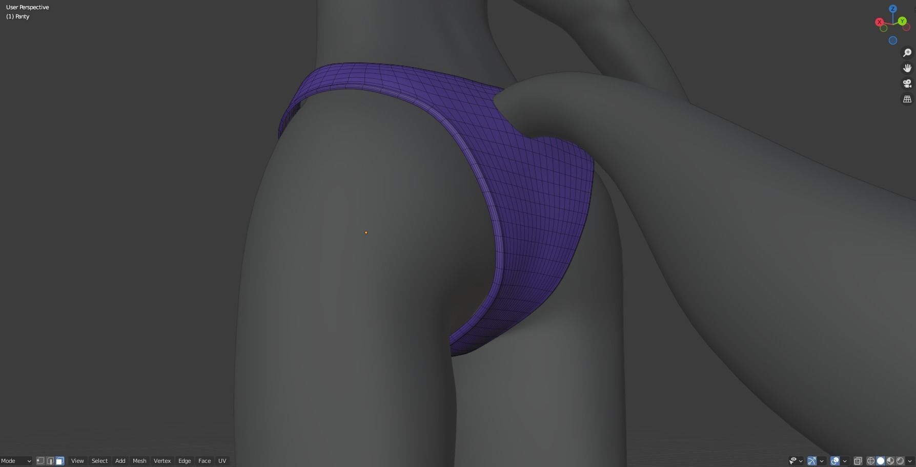 Chloe Anthro Fox 3D model_65