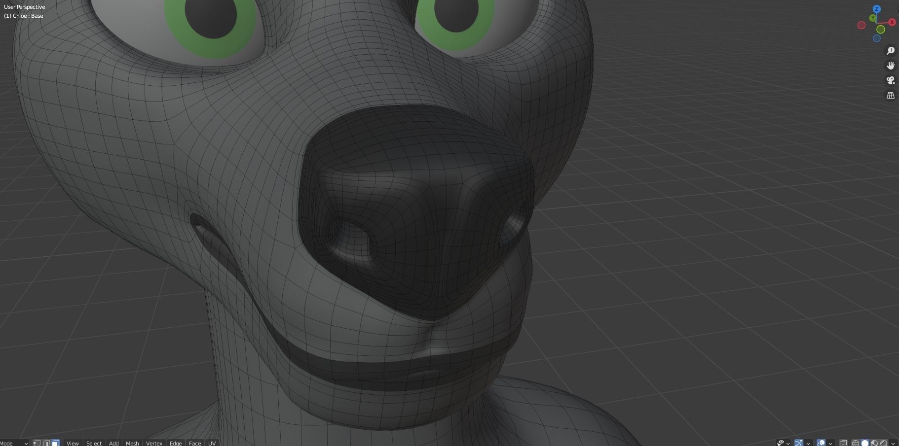 Chloe Anthro Fox 3D model_54