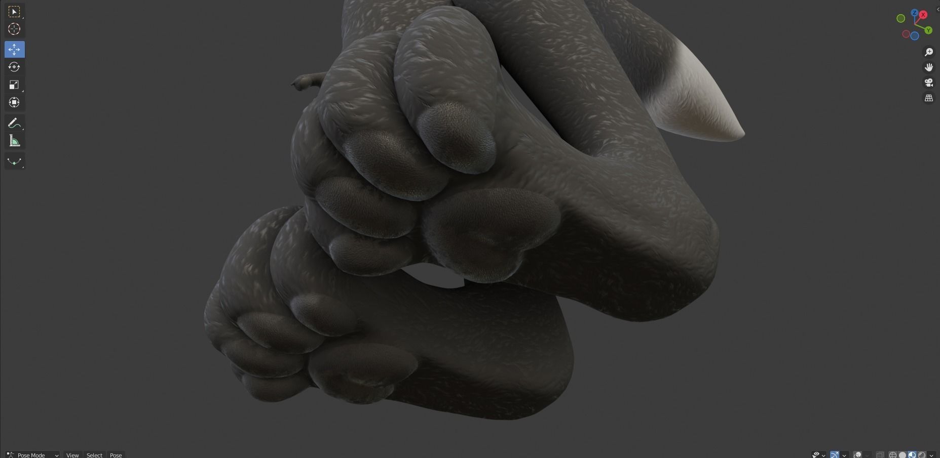 Chloe Anthro Fox 3D model_47