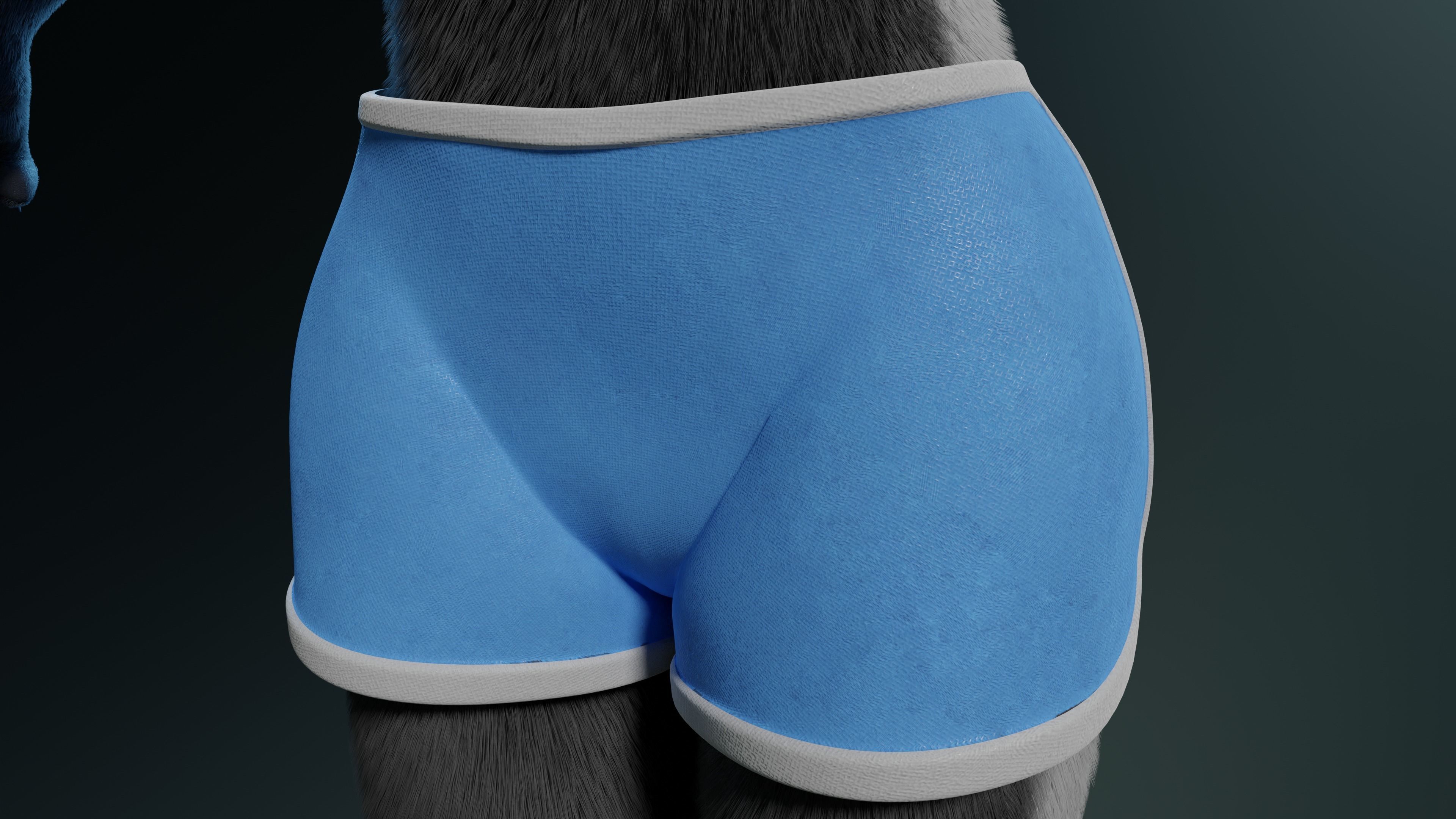 Chloe Anthro Fox 3D model_24