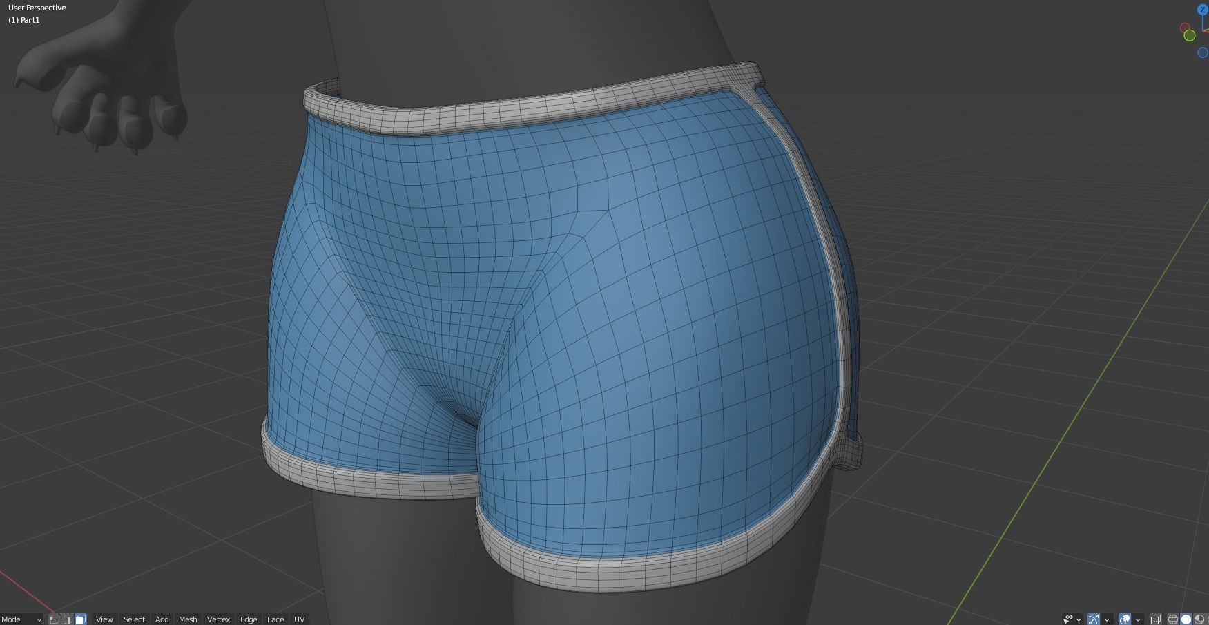 Chloe Anthro Fox 3D model_66