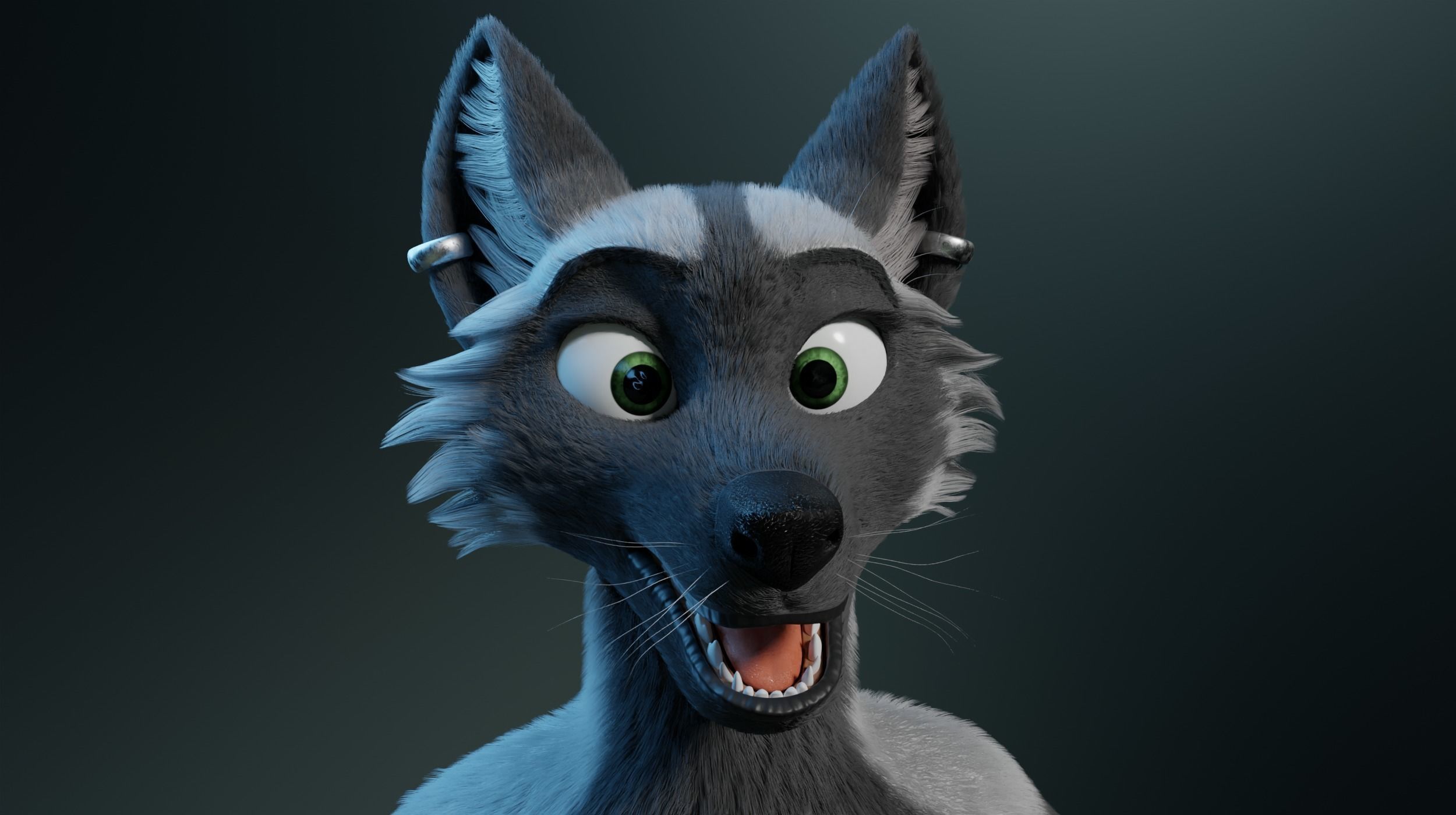 Chloe Anthro Fox 3D model_33