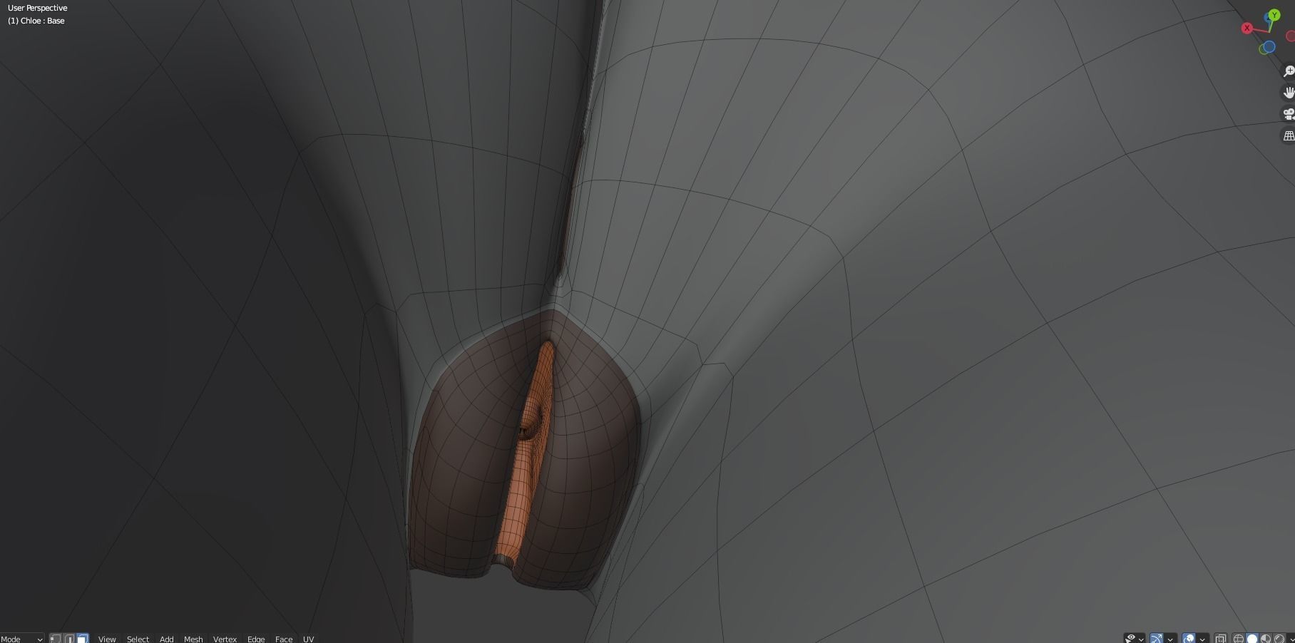 Chloe Anthro Fox 3D model_62