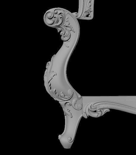 sofa High quality 3d models for processing on a cnc machine  3D model_4