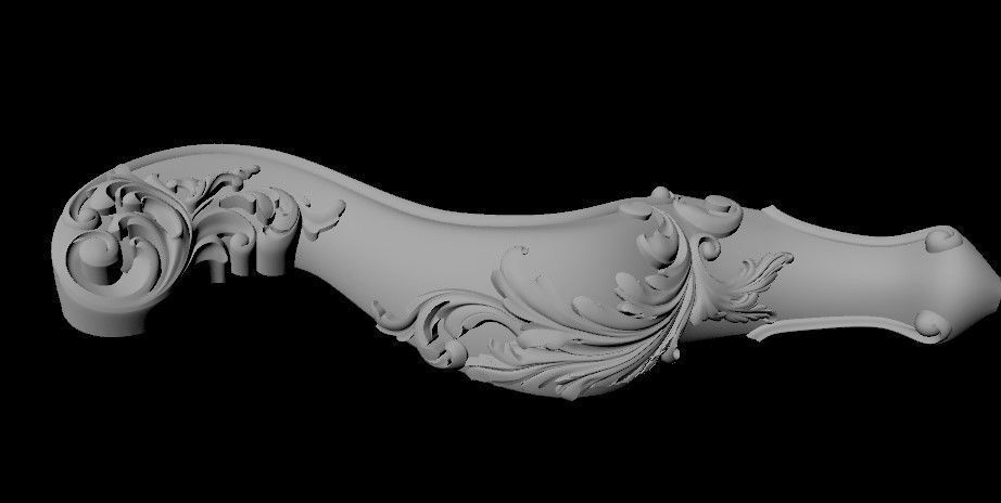 sofa High quality 3d models for processing on a cnc machine  3D model_5