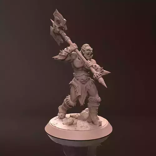 Orc Kultrum - Miniature 3D Print Model