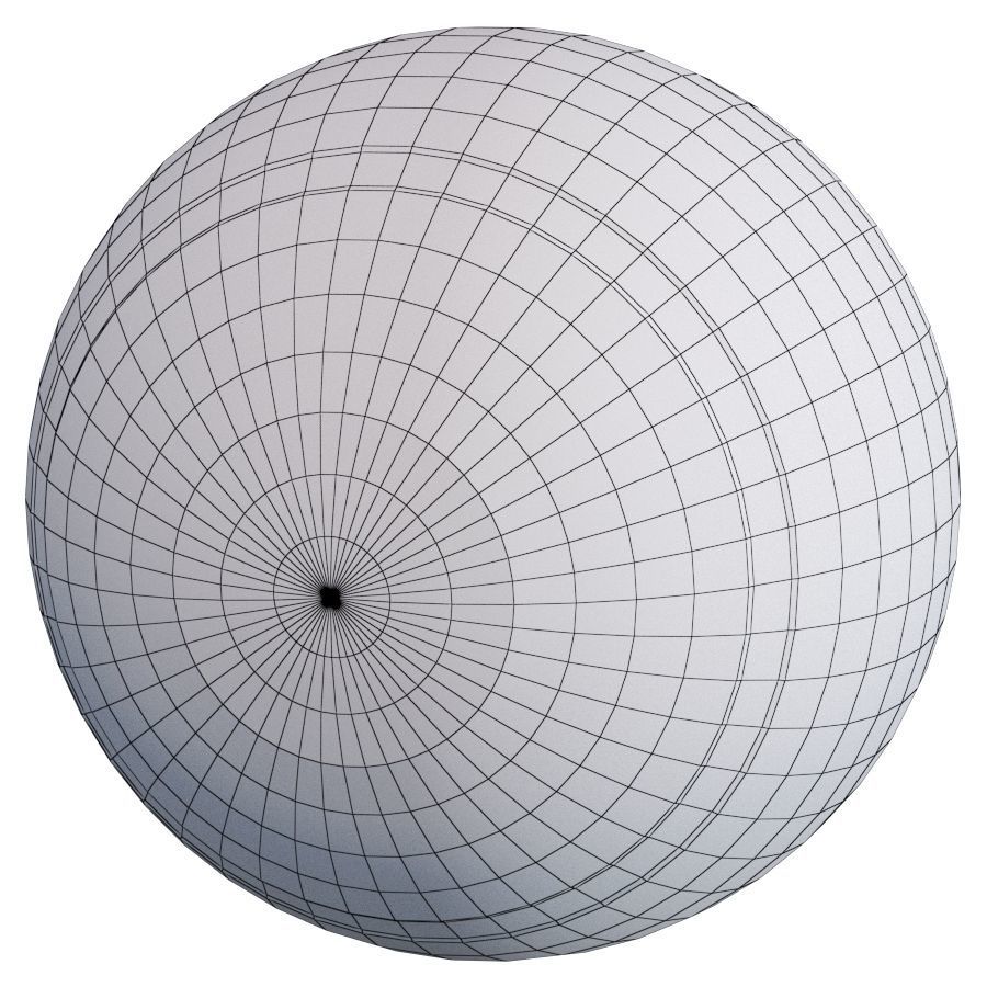 Sci-Fi Drone camera Low-poly 3D model_4