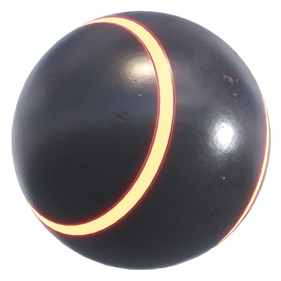 Sci-Fi Drone camera Low-poly 3D model_2