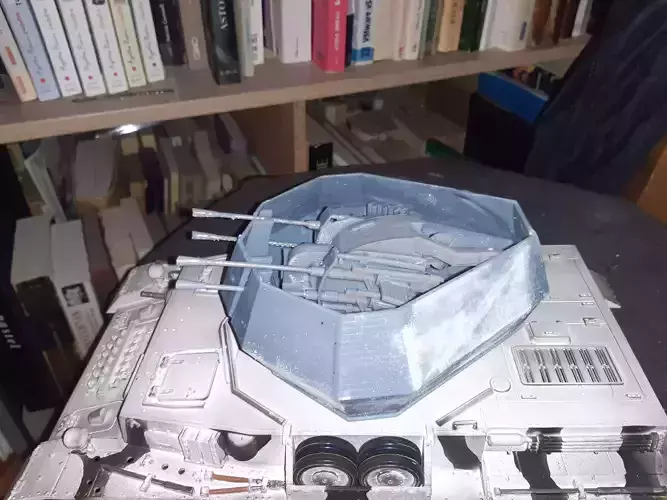 Flak Panzer IV Turret for Henglong or Taigen Scale 1 16 3D print model