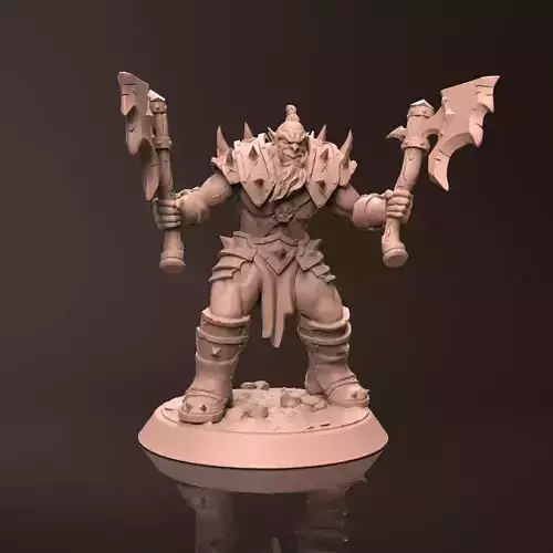 Orc Barok - Miniature 3D Print 3D print model