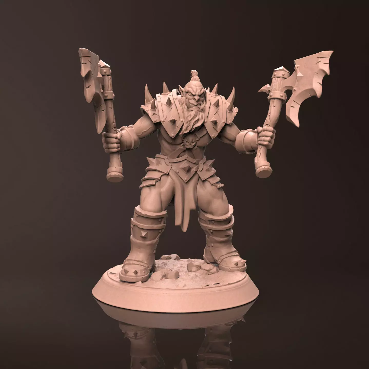 Orc Barok - Miniature 3D Print 3D print model
