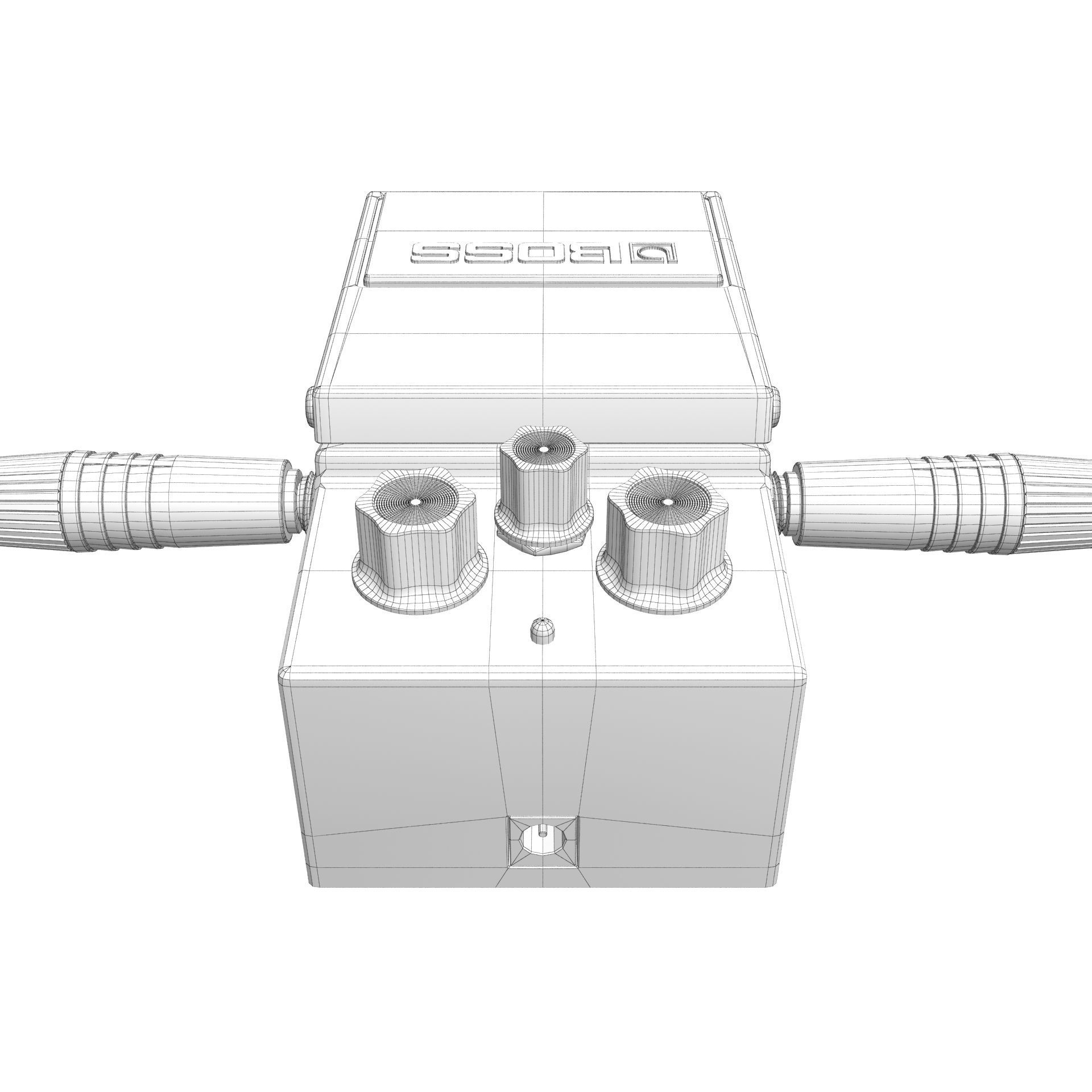 Boss Distortion DS-1 Guitar Effect Pedal 3D model_15