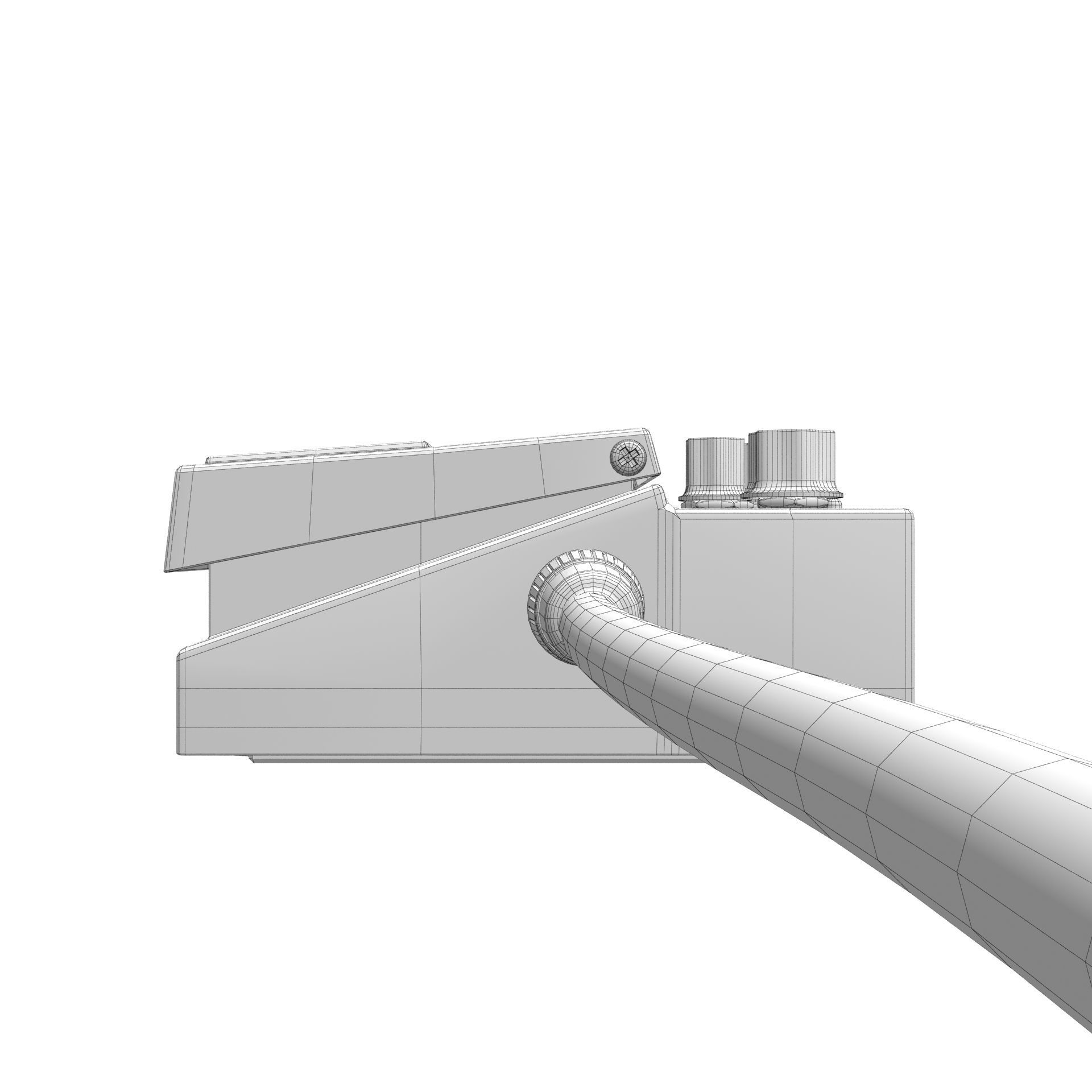 Boss Distortion DS-1 Guitar Effect Pedal 3D model_19