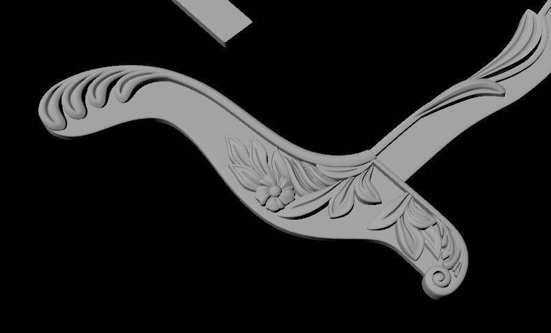 sofa High quality 3d models for processing on a cnc machine 3D model_2